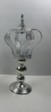 D9.4"H21.6" - METAL CROWN CANDLE HOLDER