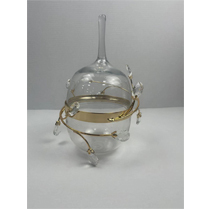 D6.6"H11.8" - METAL AND GLASS ACCESSORY