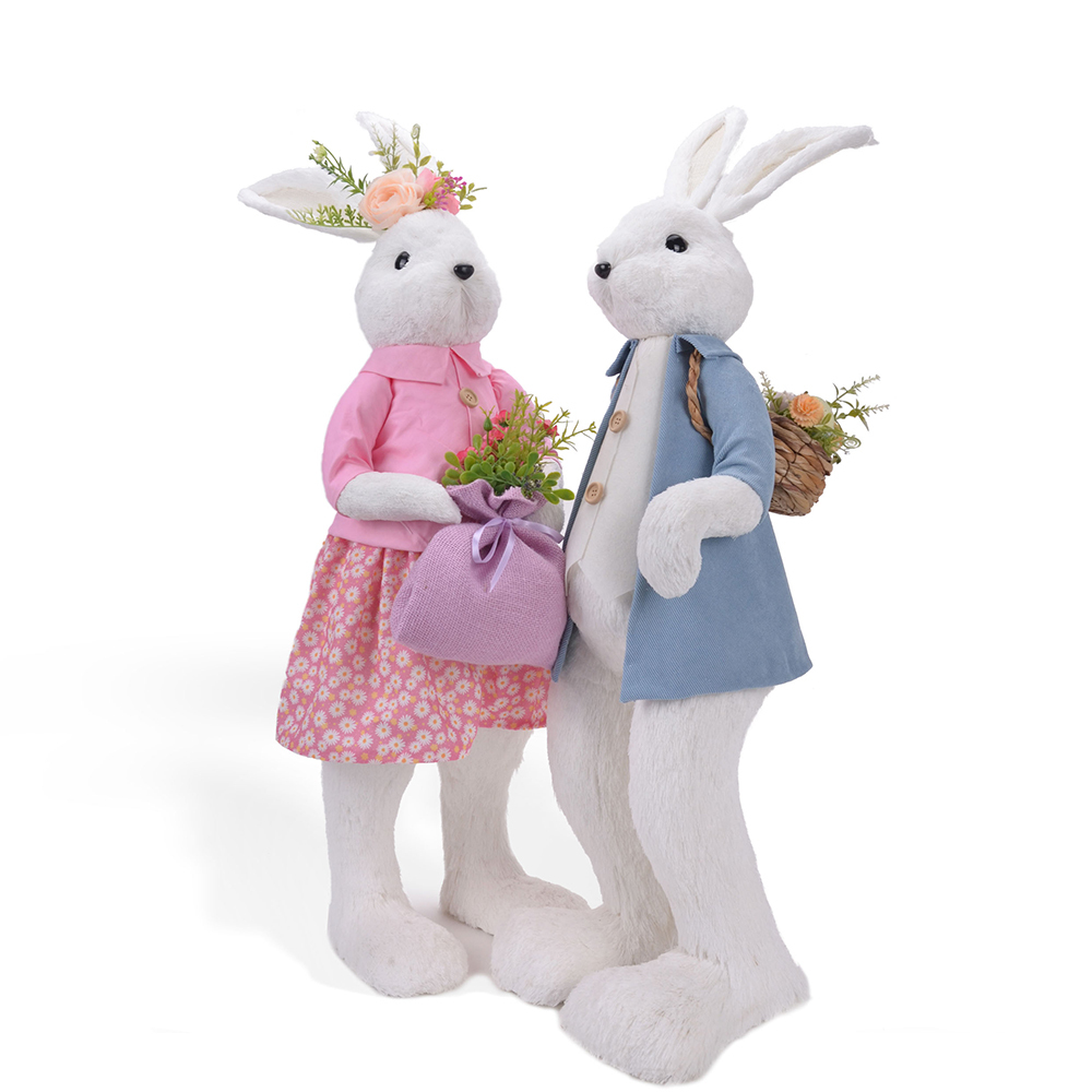 L12.6"W10.6"H35.4" - EASTER RABBIT