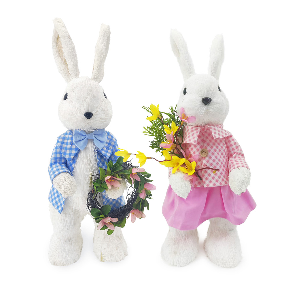L5"W6.5"H15.5"EASTER BUNNY