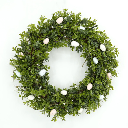 D19.5''H3.5''EASTER WREATH