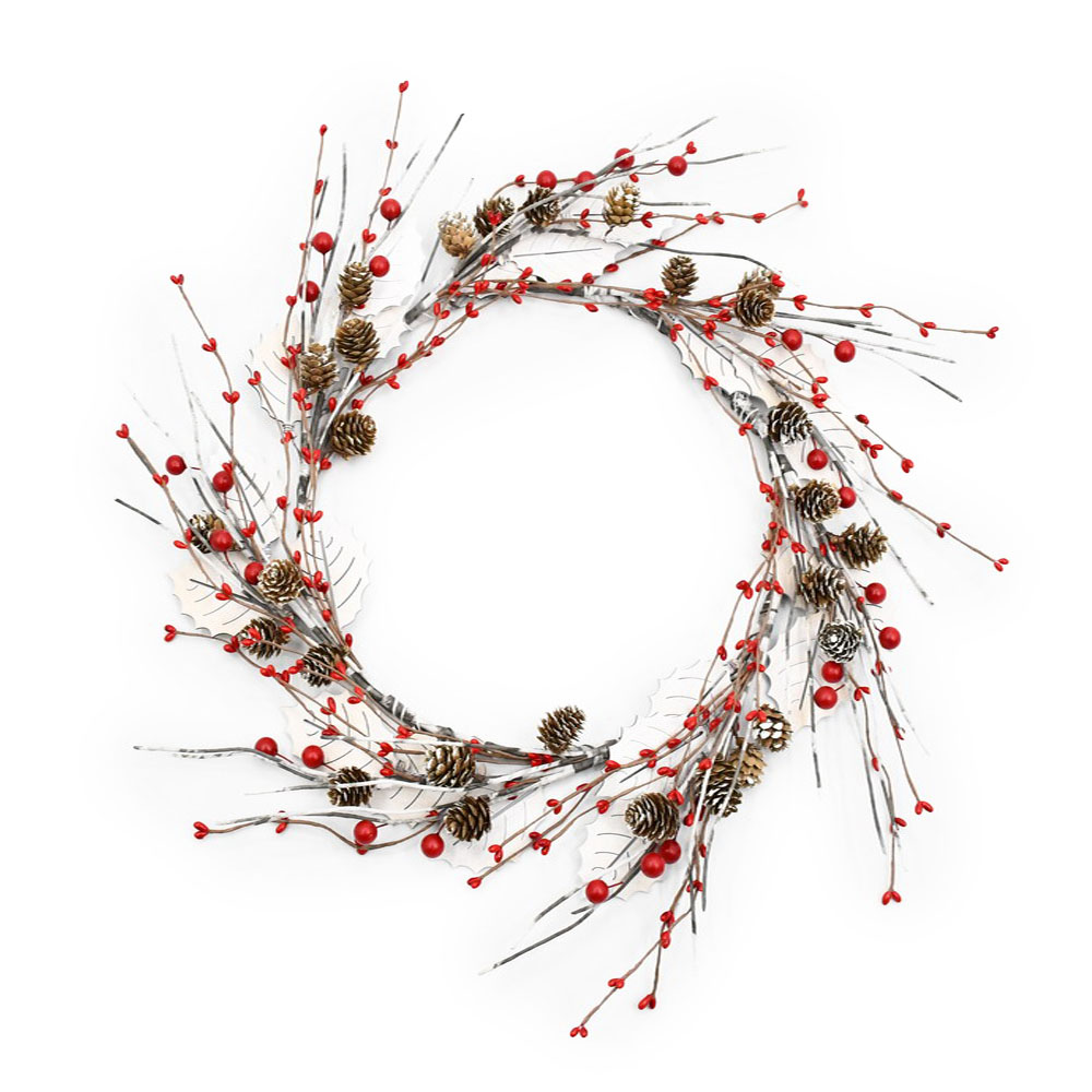 OC21024MT	 D23''H2''CHRISTMAS WREATH