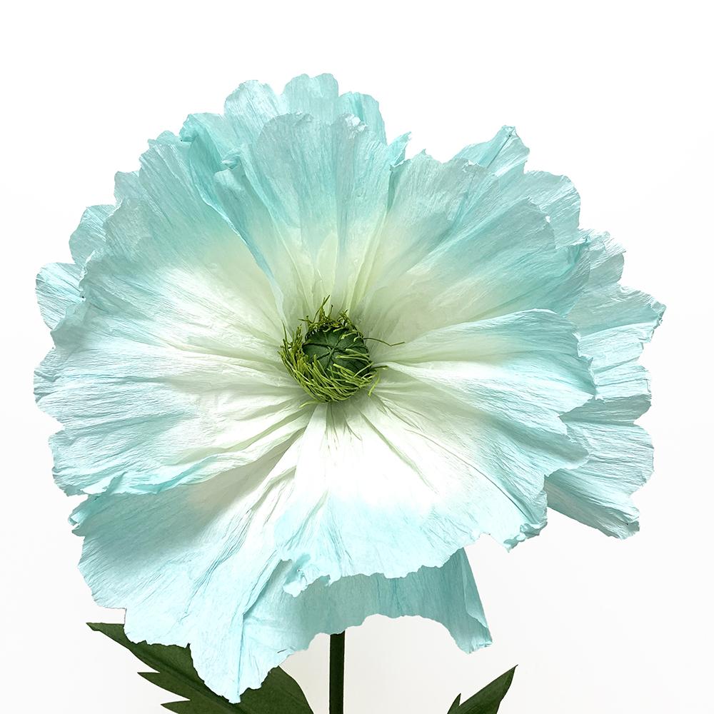 OE25004BL	 D16"H62.5" Easter  flower stem