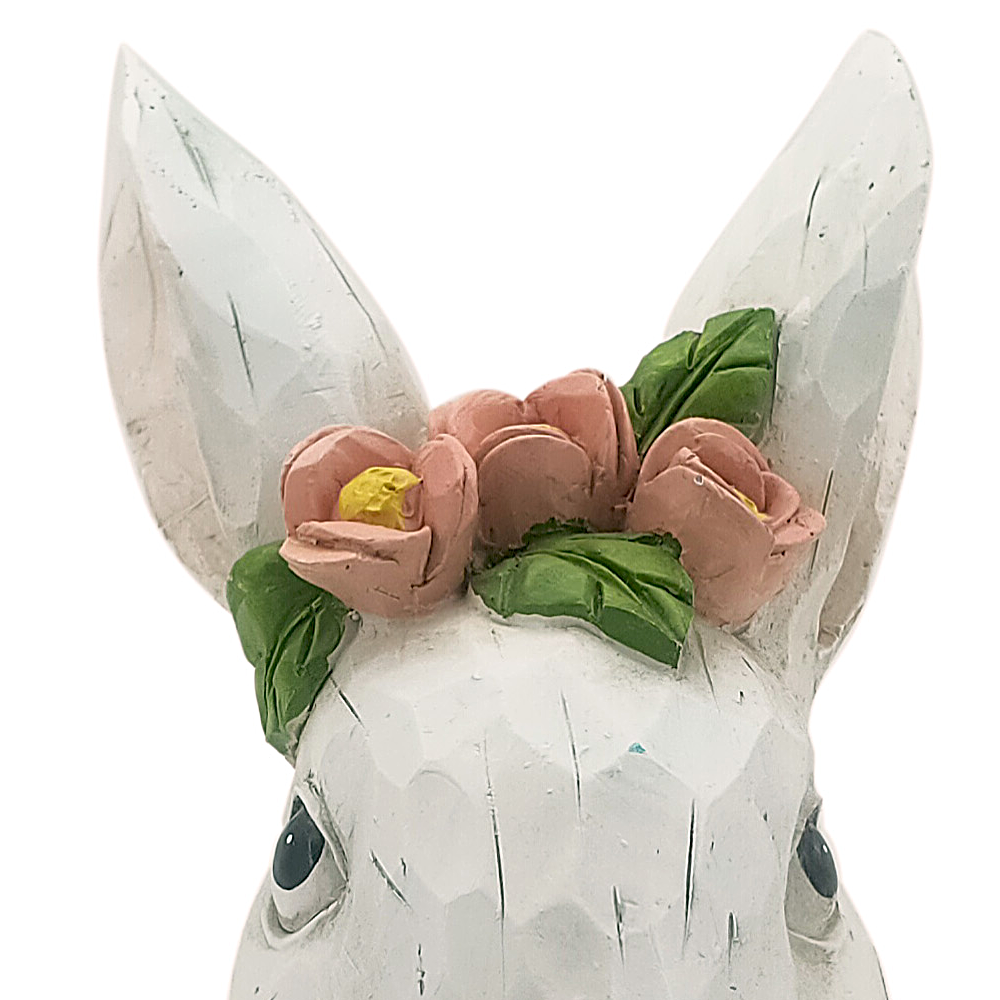 RE02008A3	 L4"W4"H7.5"EASTER RABBIT