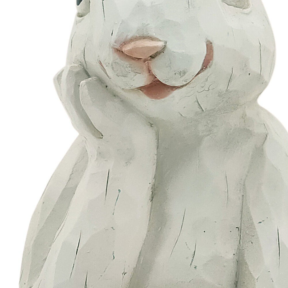 RE02008A3	 L4"W4"H7.5"EASTER RABBIT