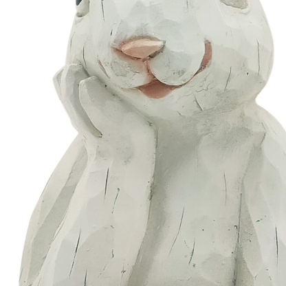 RE02008A3	 L4"W4"H7.5"EASTER RABBIT