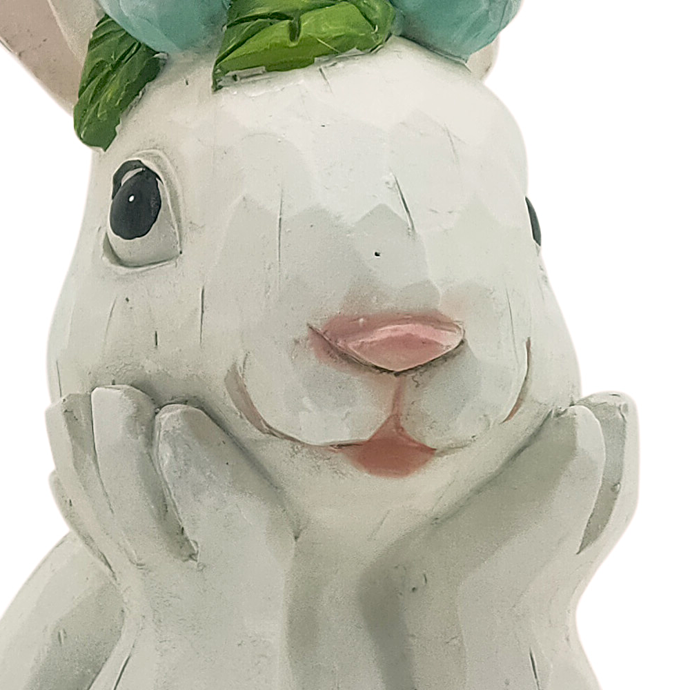 RE02008A3	 L4"W4"H7.5"EASTER RABBIT