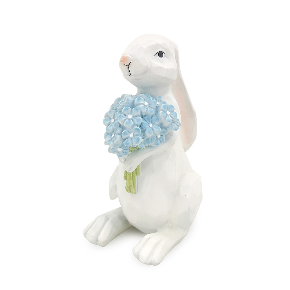 L5.5"W6.5"H10"EASTER RABBIT ACCESSORY