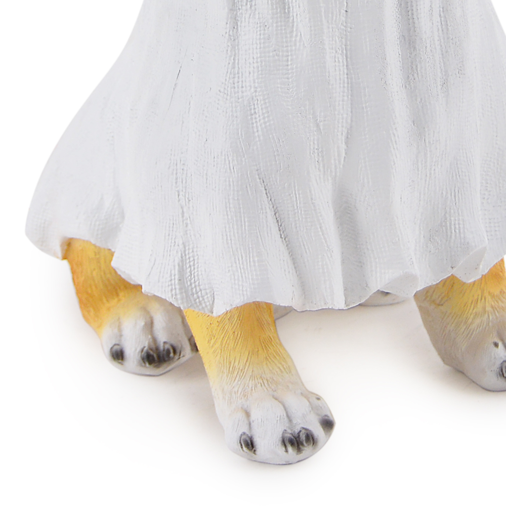RH02055WH	 L8''W6''W10''HALLOWEEN ACCESSORY