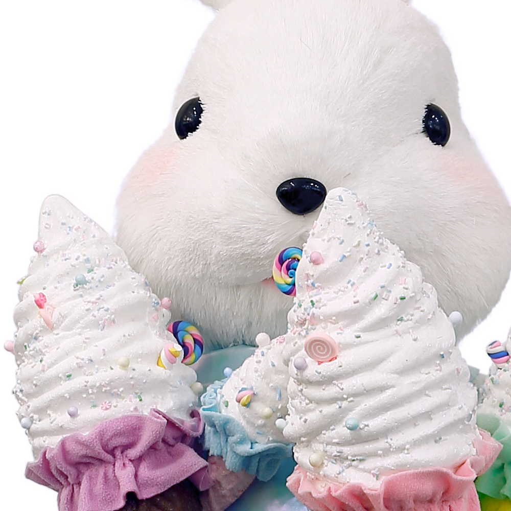 SE11040A2 L15.5''W15.5''H59''EASTER BUNNY