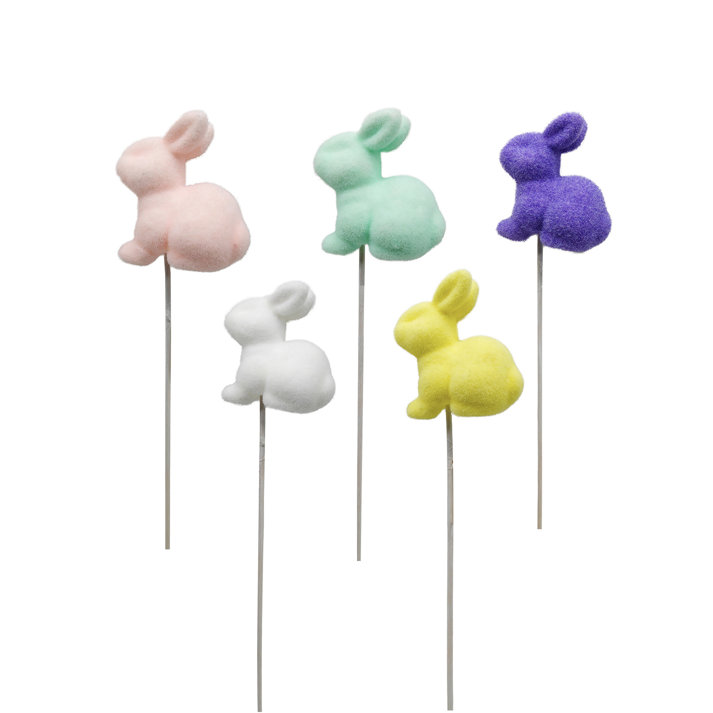 SE25009A5 L16W3H3.5" Easter rabbit pick