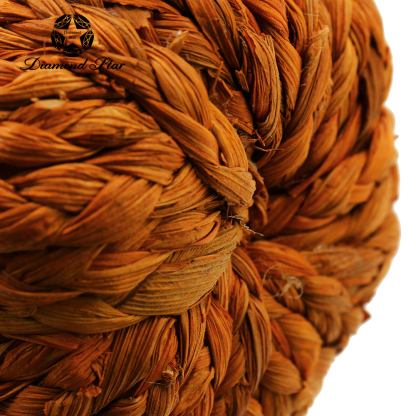 31317	 L7.5W3.9H3.5" - BRAIDED PUMPKINS AUTUMN DECORATION