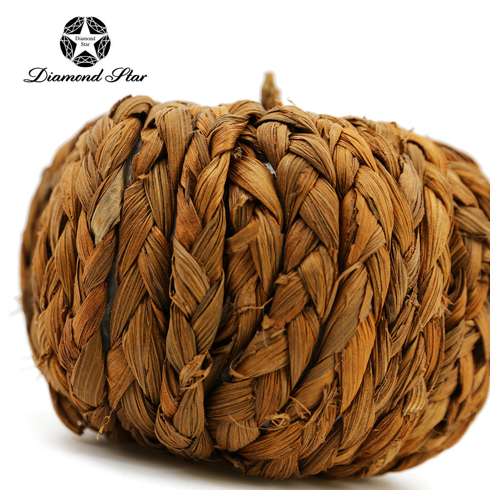 31317	 L7.5W3.9H3.5" - BRAIDED PUMPKINS AUTUMN DECORATION