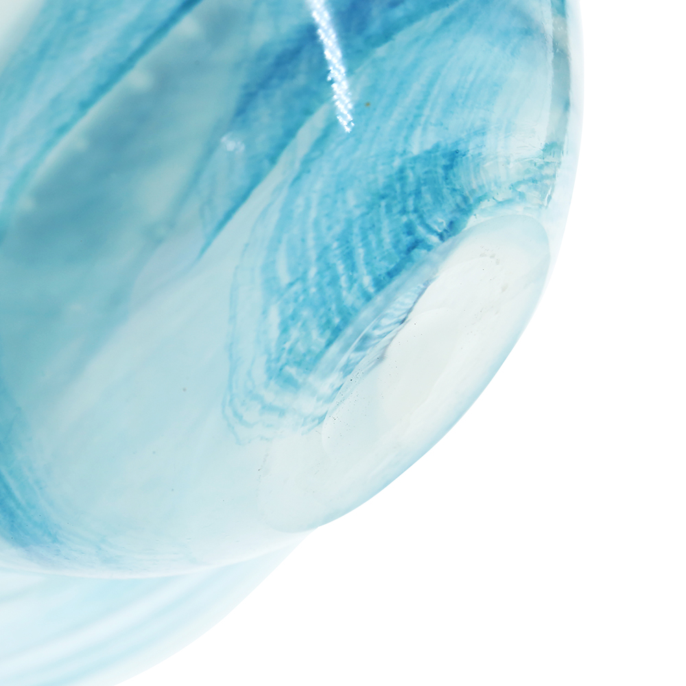 49629	 L15.5"W13.5"H5" - ART GLASS PLATE