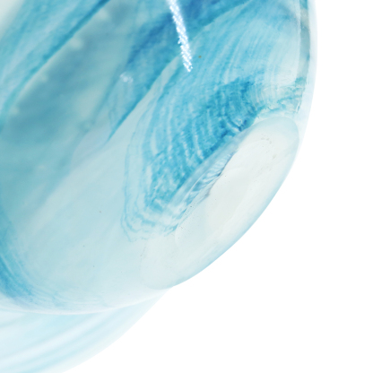 49629	 L15.5"W13.5"H5" - ART GLASS PLATE