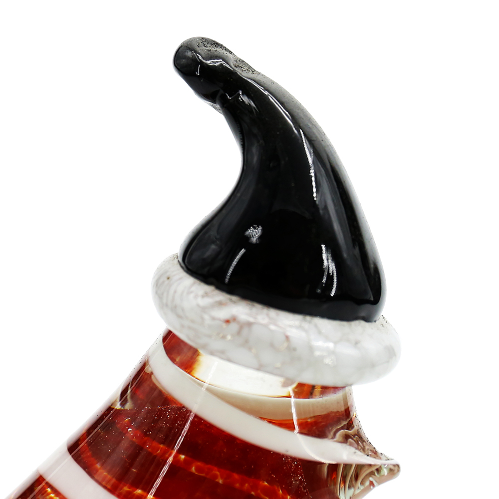 49637	 L4.5"W2.5"H4.5" - GLASS BIRD FIGURINE