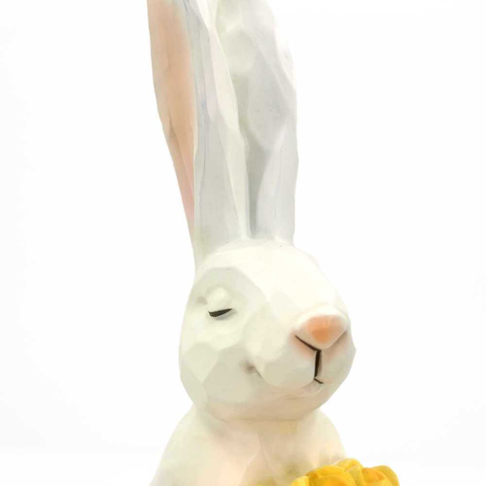 RE08019MT	 L6.5"W5.5"H11"EASTER RABBIT ACCESSORY