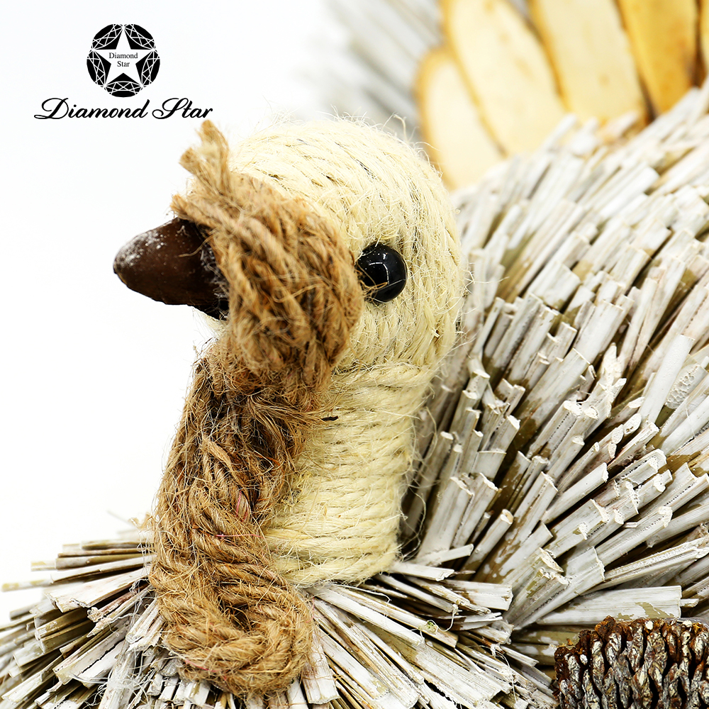 31190	 L10.2"W7.1"H7.9" - TURKEY HARVEST DECORATION