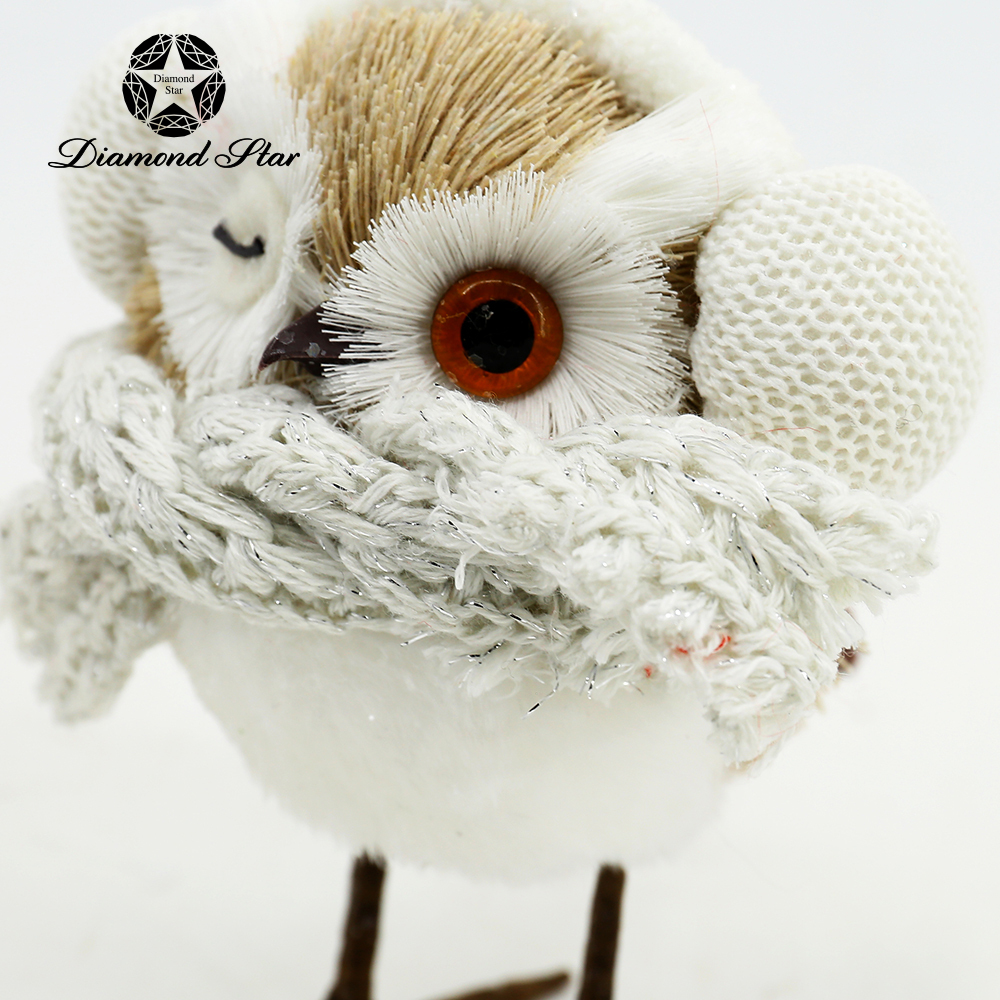 31214	 L3.9"W3.9"H6.3" - SET OF 3 CHRISTMAS OWLS