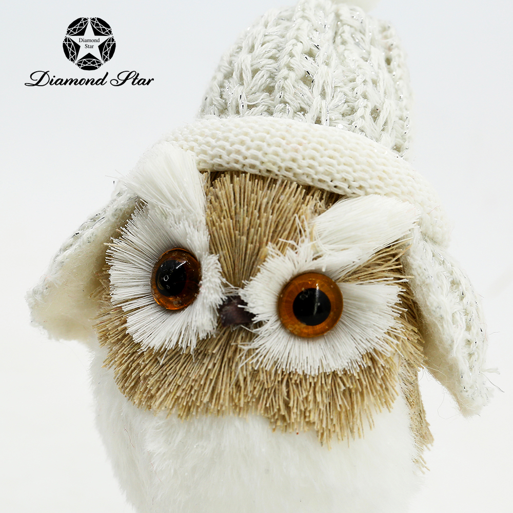 31214	 L3.9"W3.9"H6.3" - SET OF 3 CHRISTMAS OWLS