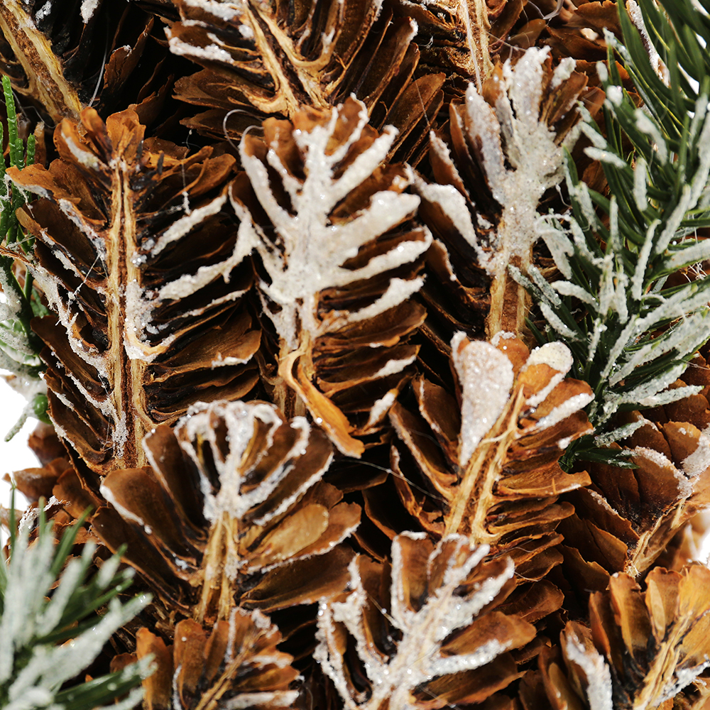 31040	 D19.7"H3.2" - CHRISTMAS WREATH