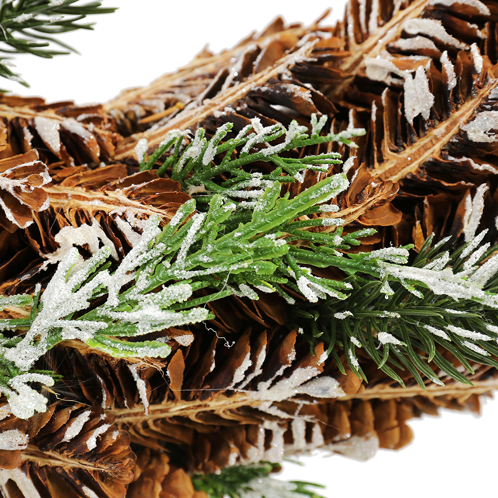 31040	 D19.7"H3.2" - CHRISTMAS WREATH