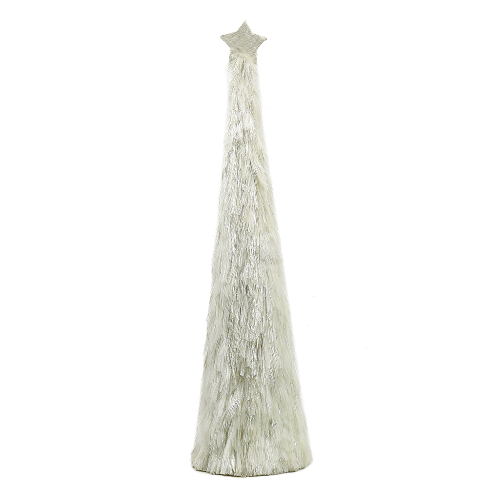 31064	 D7.9"5.9"4.7" - SET OF 3 TINSEL TRREES