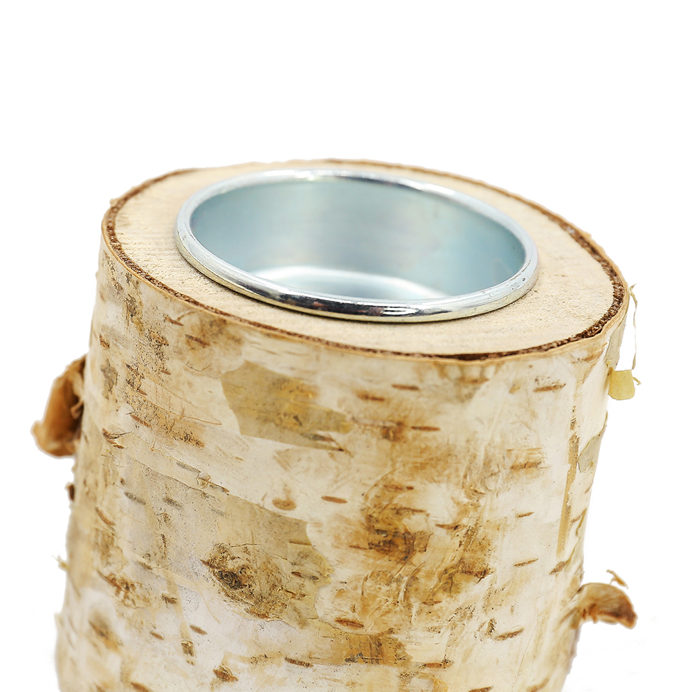 31008	 L2.8"W2.4"H2.4" - WOODEN TEA LIGHT CANDLE HOLDER