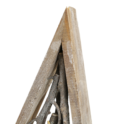 31020	 L9.8"W3.2"H20.9" - WOOD TREE