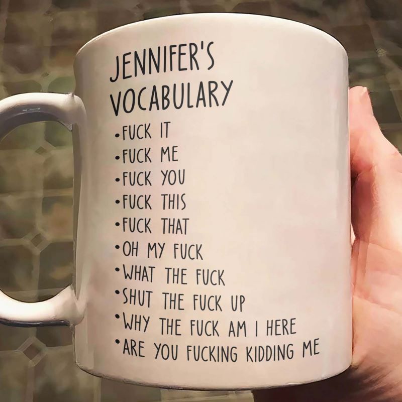 Funny Mug - Vocabulary - Personalized Coffee Mug