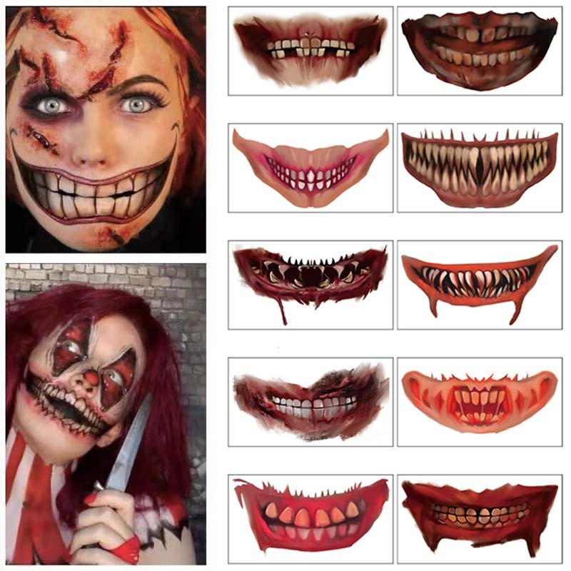 Halloween Tattoo – 🎃Halloween Prank Makeup Temporary Tattoo🎃-Jolura