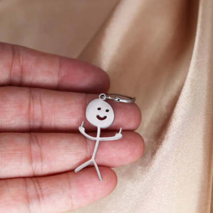 Funny Doodle Keychain-Jolura