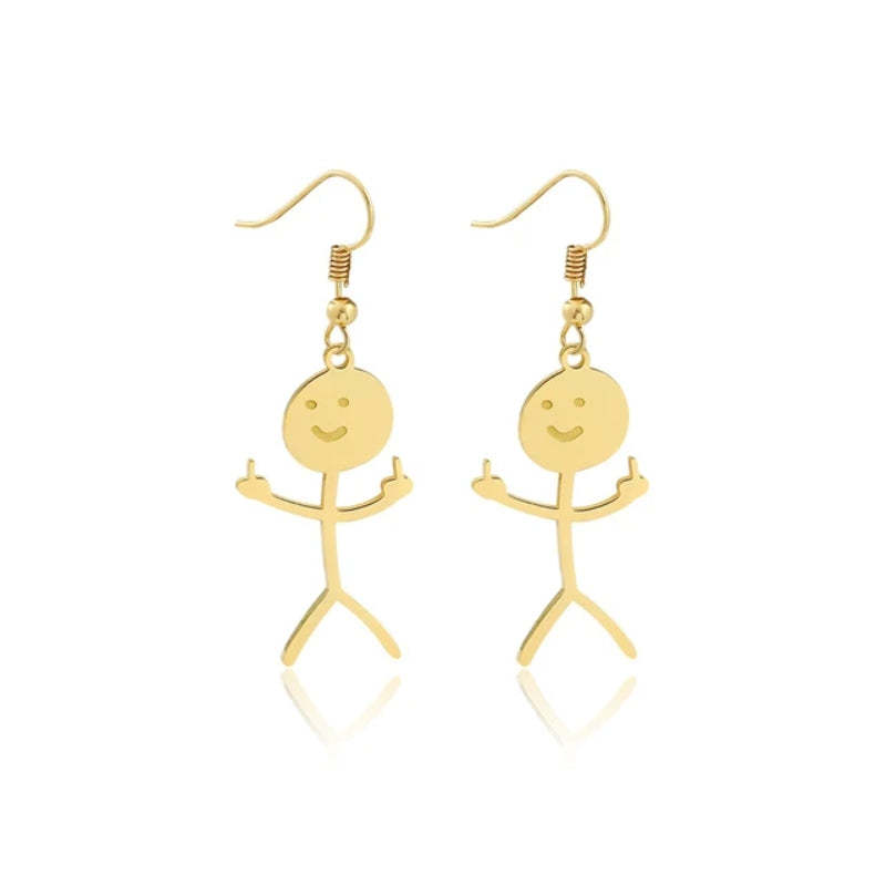Funny Doodle Earrings-Jolura