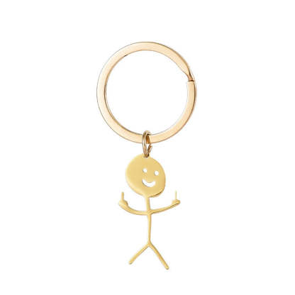 Funny Doodle Keychain-Jolura