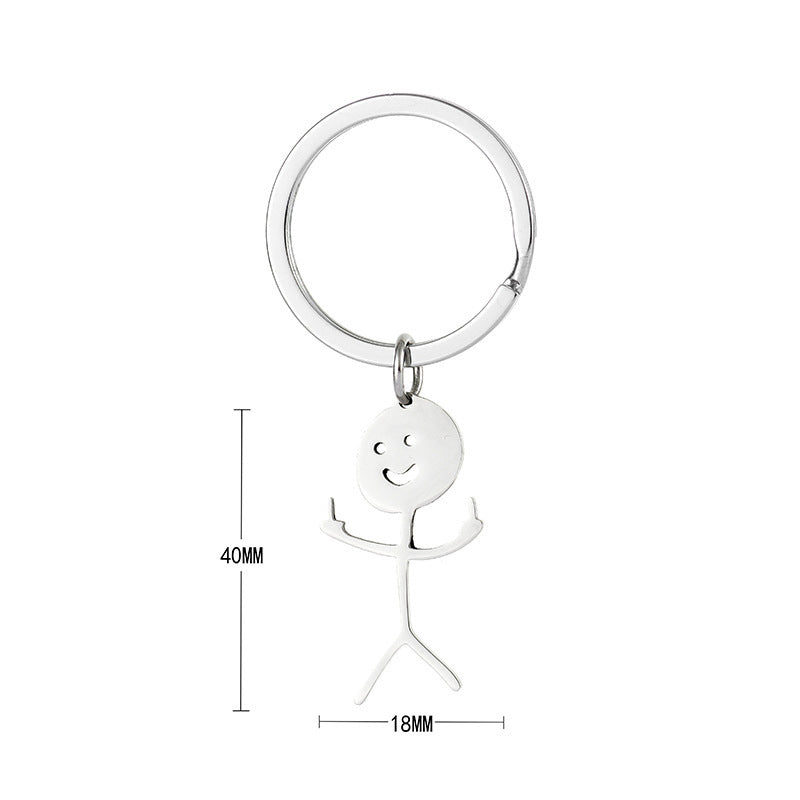 Funny Doodle Keychain-Jolura