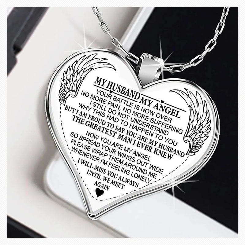 Now You Are My Angel Necklace-Jolura