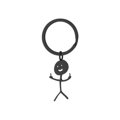 Funny Doodle Keychain-Jolura