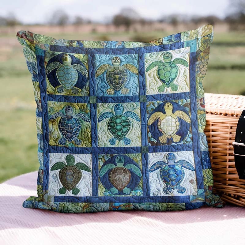 Turtle Tide D224 Pillow Case-Jolura