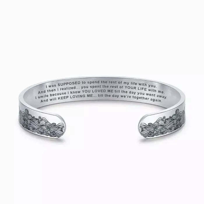To My Husband in Heaven Memorial Bracelet-Jolura