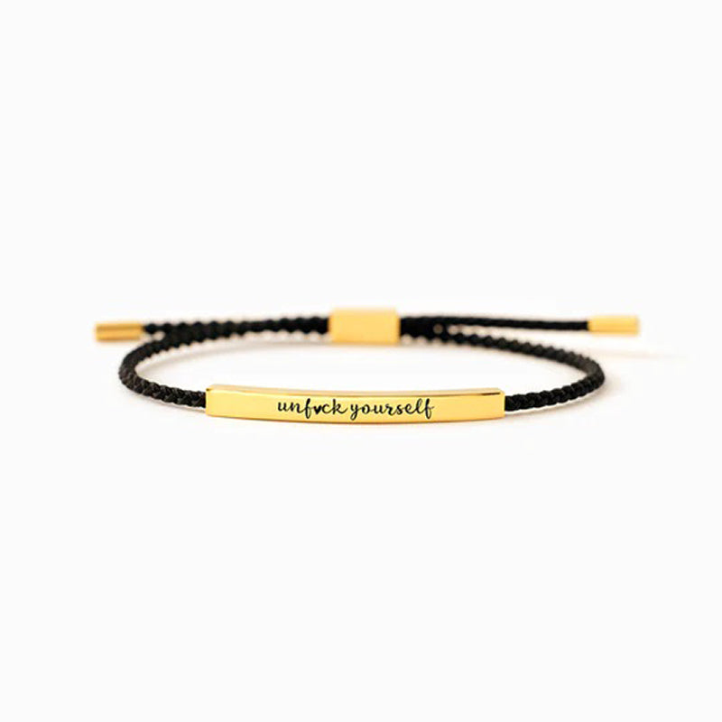 Unfuck Yourself Tube Bracelet-Jolura