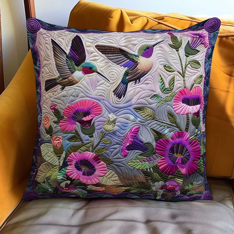 Hummingbirds D235 Pillow Case-Jolura