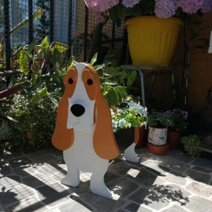 Basset Hound Planter AP017-Jolura