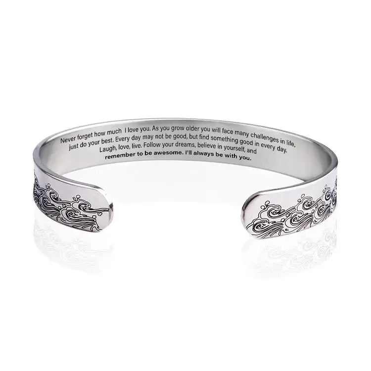 To My Granddaughter, I Will Always Be With You Bracelet-Jolura