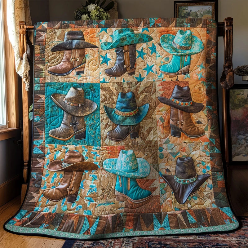 Cowboy Blanket - D258 - Premium Blanket-Jolura