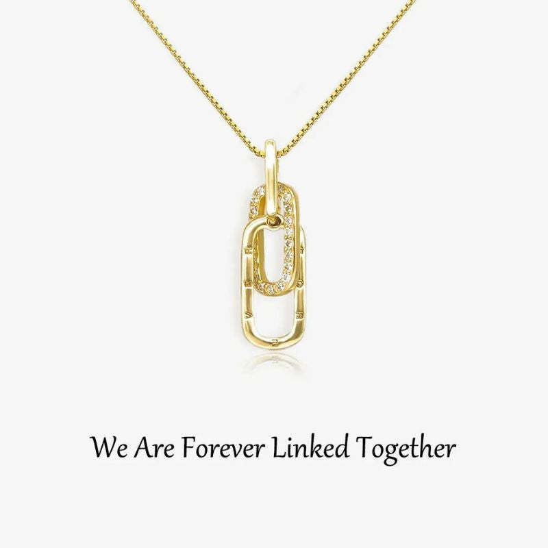 For Unbiological Daughter - S925 Linked Together Necklace-Jolura
