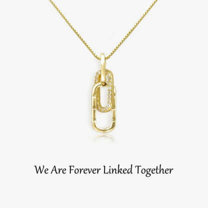 For Unbiological Daughter - S925 Linked Together Necklace-Jolura
