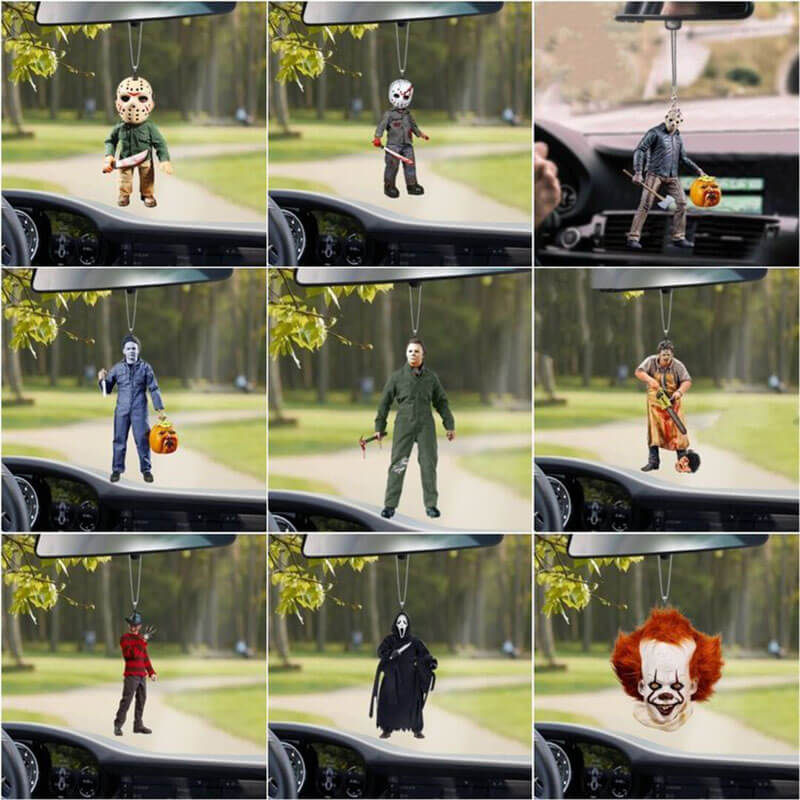 Halloween Horror Movie Hanging Car Ornament-Jolura