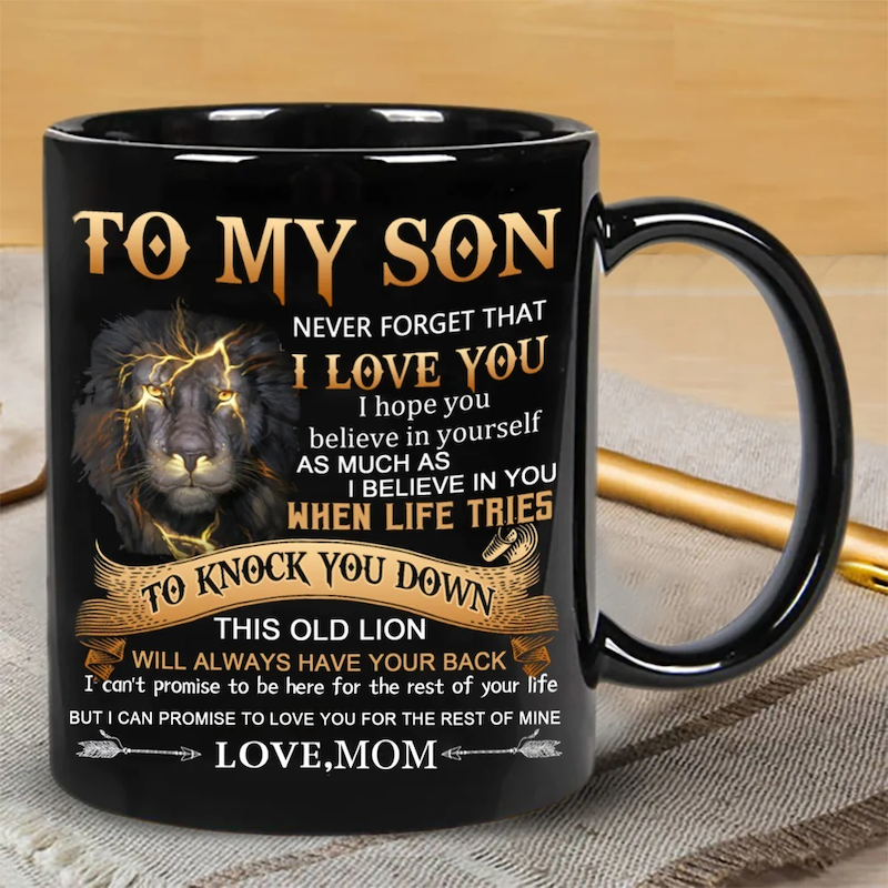 Mom To Son - Never Forget I Love You A867 - Coffee Mug-Jolura