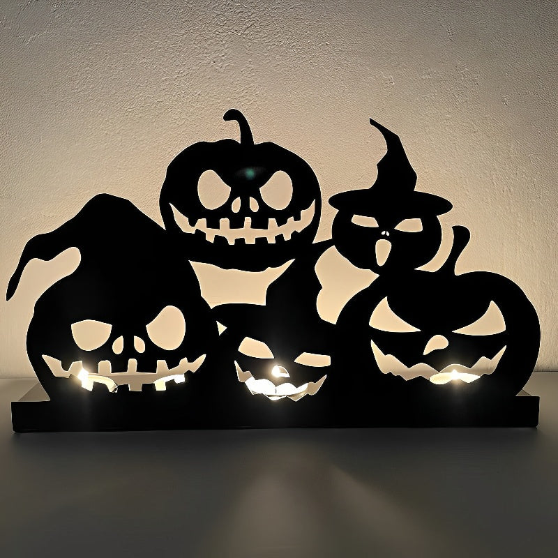 Five Pumpkin Lamps Metal Candle Holder MD017-Jolura