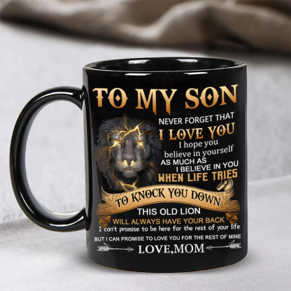 Mom To Son - Never Forget I Love You A867 - Coffee Mug-Jolura